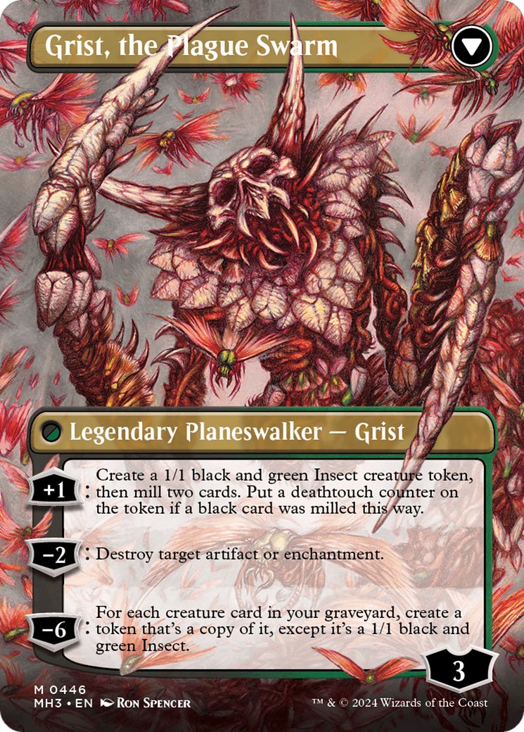 Grist, Voracious Larva // Grist, the Plague Swarm (Borderless) [Modern Horizons 3] | Good Games Morley