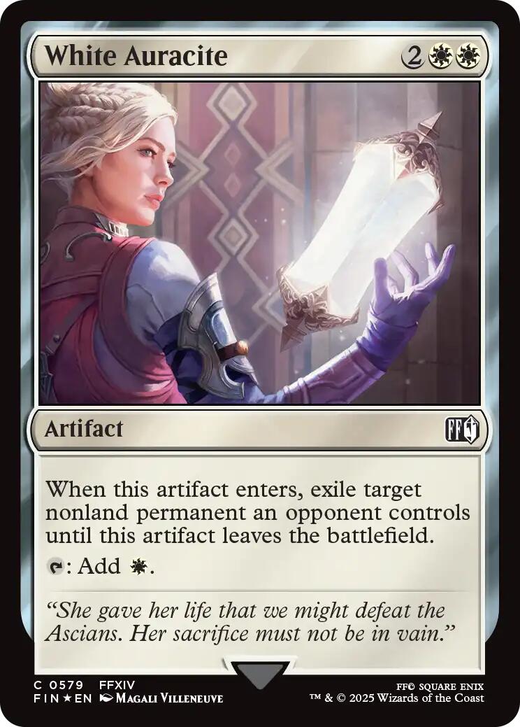 White Auracite (Surge Foil) [FINAL FANTASY] | Good Games Morley