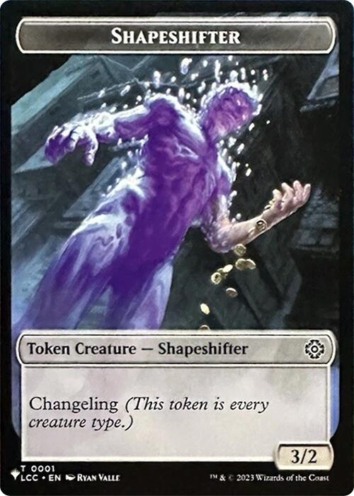 Shapeshifter // Cat Double-Sided Token [Secret Lair Drop Series] | Good Games Morley