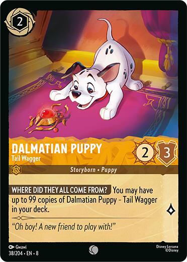 Dalmatian Puppy - Tail Wagger (38/204) [Reign of Jafar] | Good Games Morley