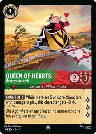 Queen of Hearts - Haughty Monarch (105/204) [Reign of Jafar] | Good Games Morley