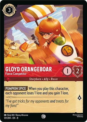 Gloyd Orangeboar - Fierce Competitor (121/204) [Reign of Jafar] | Good Games Morley