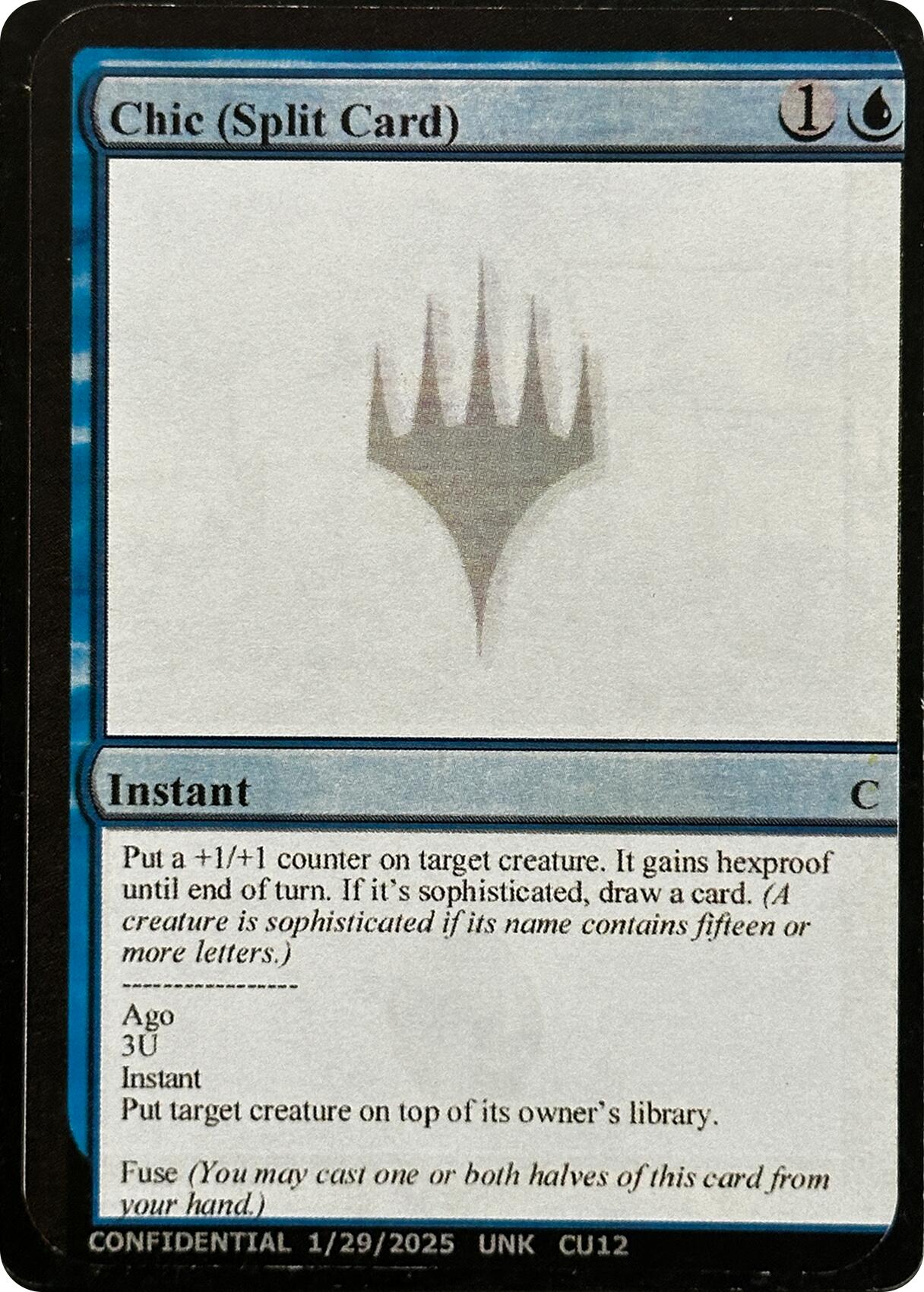 Chic (Split Card) [Unknown Event] | Good Games Morley
