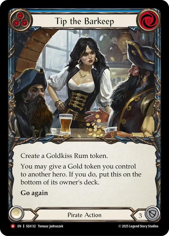 Tip the Barkeep [SEA132] (High Seas)  Rainbow Foil | Good Games Morley