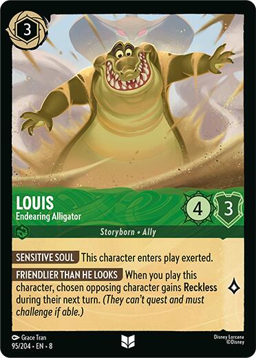Louis - Endearing Alligator (95/204) [Reign of Jafar] | Good Games Morley