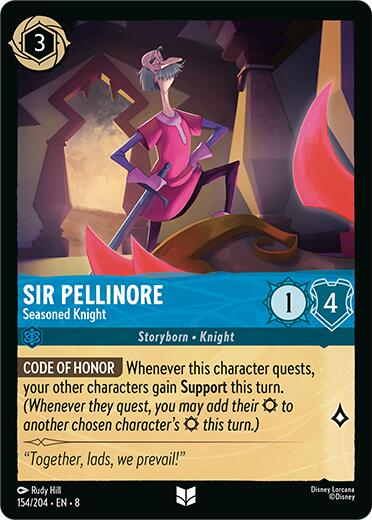 Sir Pellinore - Seasoned Knight (154/204) [Reign of Jafar] | Good Games Morley