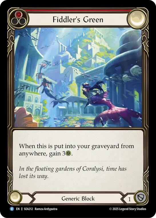 Fiddler's Green (Red) [SEA212] (High Seas)  Rainbow Foil | Good Games Morley