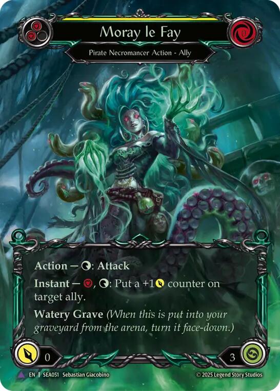 Moray le Fay (Marvel) [SEA051] (High Seas)  Cold Foil | Good Games Morley