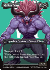 Vincent Valentine // Galian Beast (Borderless) (Surge Foil) [FINAL FANTASY] | Good Games Morley
