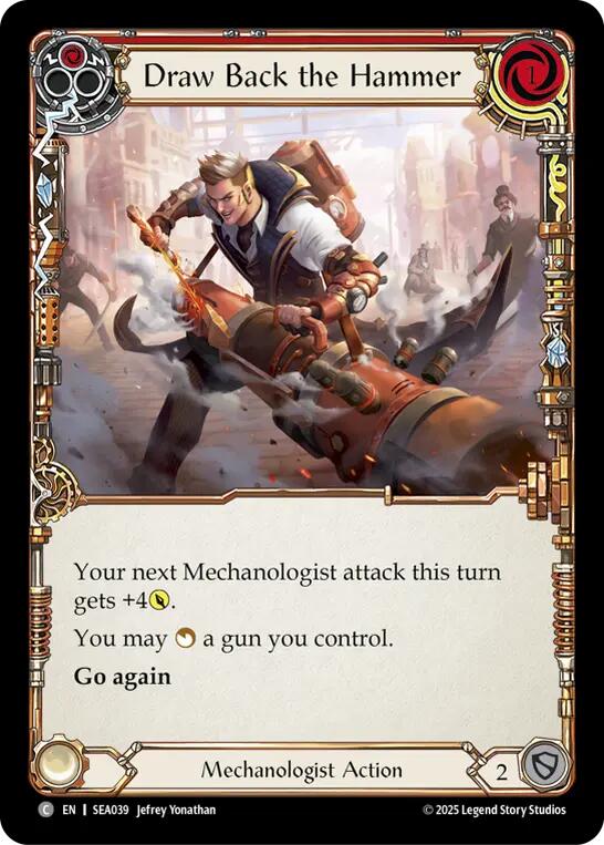 Draw Back the Hammer [SEA039] (High Seas)  Rainbow Foil | Good Games Morley