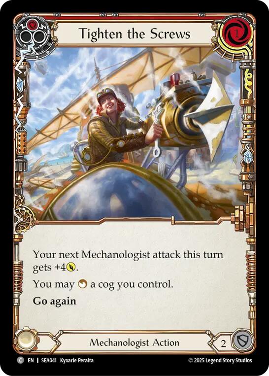 Tighten the Screws [SEA041] (High Seas)  Rainbow Foil | Good Games Morley