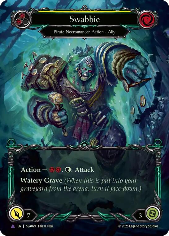 Swabbie (Marvel) [SEA079] (High Seas)  Cold Foil | Good Games Morley