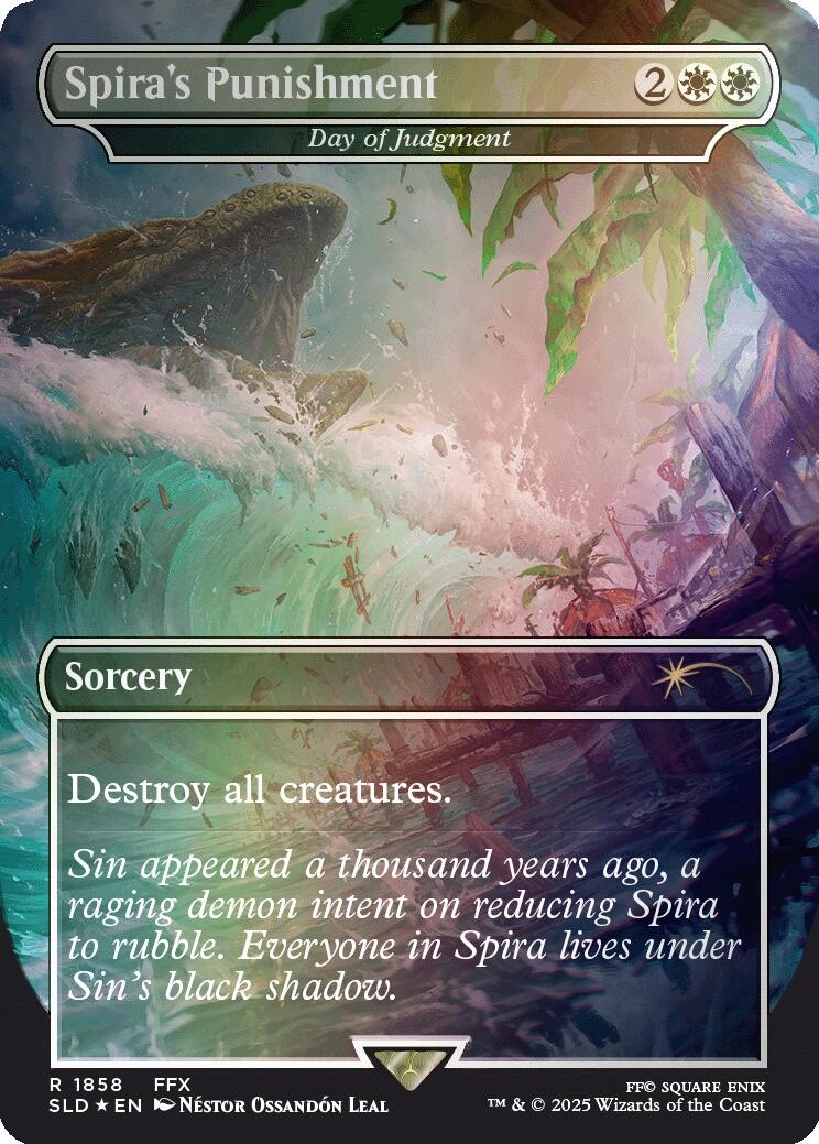 Spira's Punishment - Day of Judgment (Rainbow Foil) [Secret Lair Drop Series] | Good Games Morley