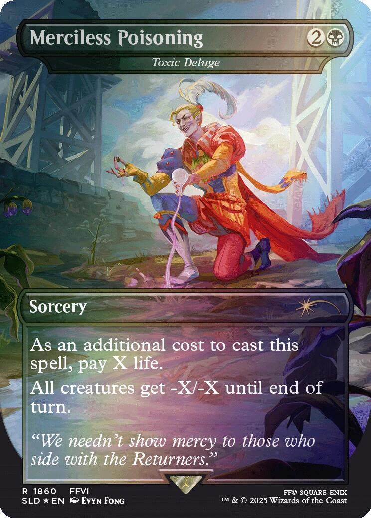 Merciless Poisoning - Toxic Deluge (Rainbow Foil) [Secret Lair Drop Series] | Good Games Morley