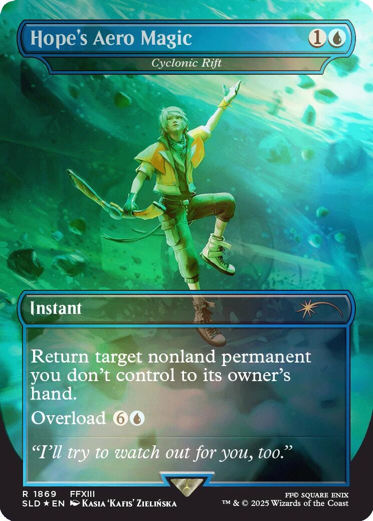 Hope's Aero Magic - Cyclonic Rift (Rainbow Foil) [Secret Lair Drop Series] | Good Games Morley