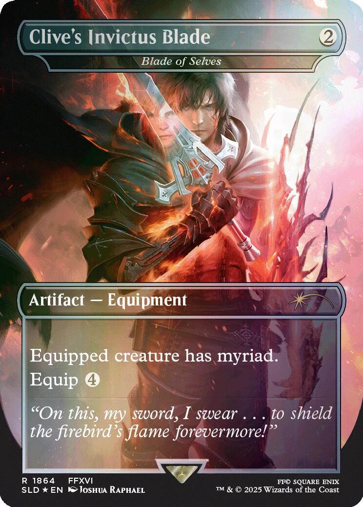 Clive's Invictus Blade - Blade of Selves (Rainbow Foil) [Secret Lair Drop Series] | Good Games Morley