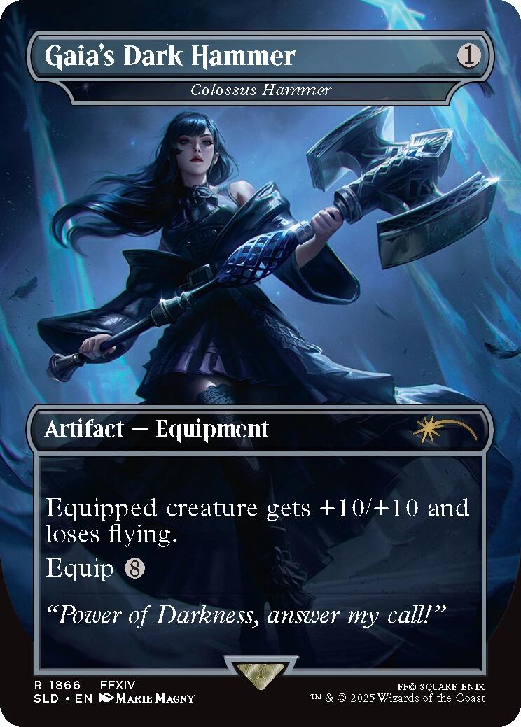 Gaia's Dark Hammer - Colossus Hammer [Secret Lair Drop Series] | Good Games Morley