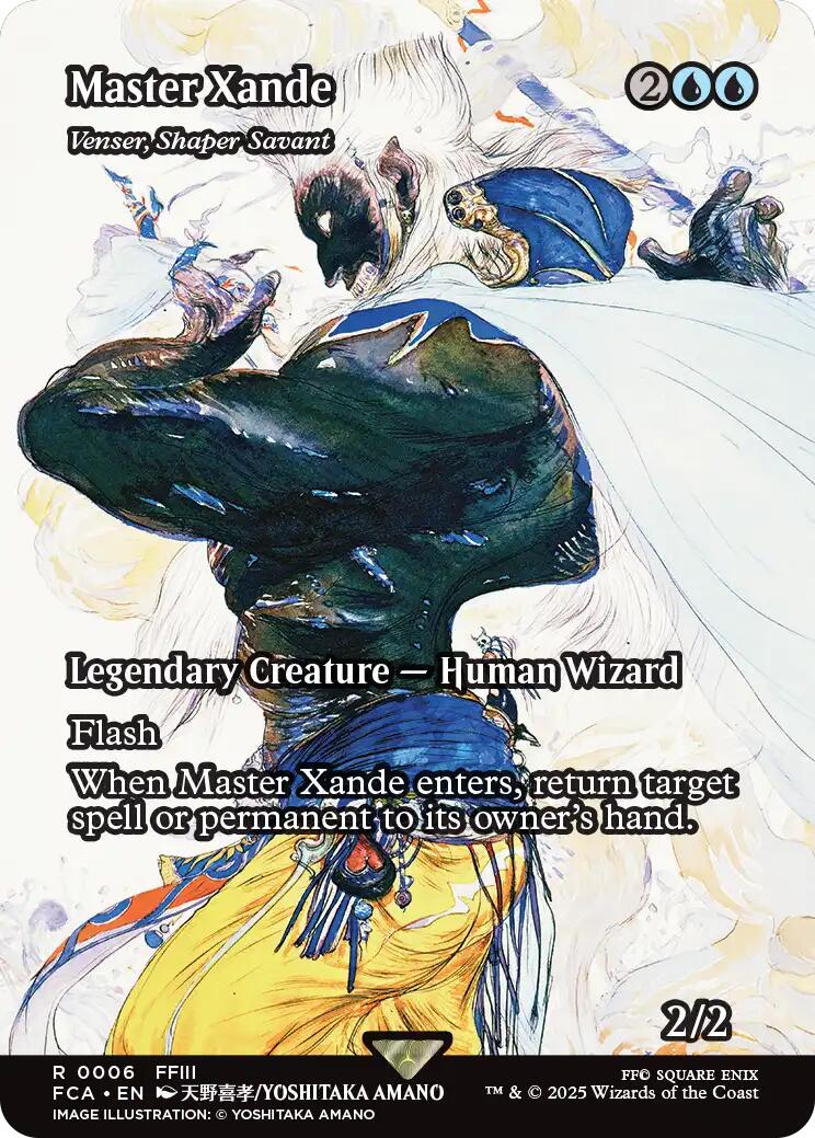 Master Xande - Venser, Shaper Savant (Showcase) [FINAL FANTASY : Through the Ages] | Good Games Morley