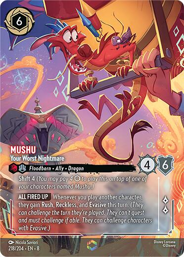 Mushu - Your Worst Nightmare (Enchanted) (218/204) [Reign of Jafar] | Good Games Morley