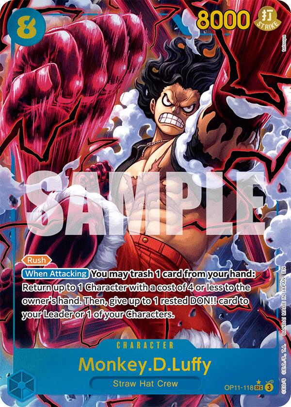 Monkey.D.Luffy (118) (Alternate Art) [A Fist of Divine Speed] | Good Games Morley