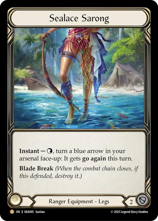 Sealace Sarong [SEA095] (High Seas)  Rainbow Foil | Good Games Morley