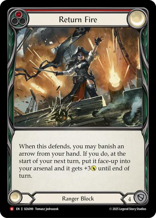 Return Fire [SEA099] (High Seas)  Rainbow Foil | Good Games Morley
