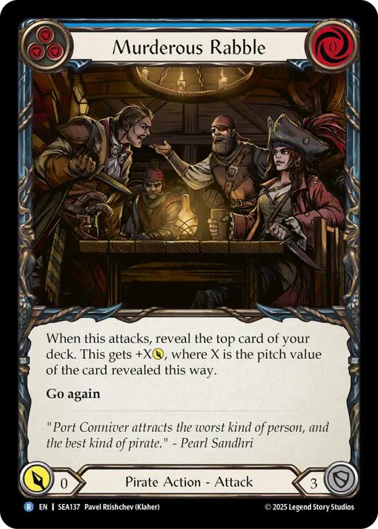 Murderous Rabble [SEA137] (High Seas)  Rainbow Foil | Good Games Morley