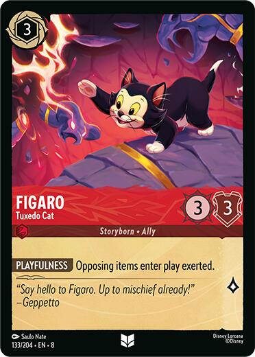 Figaro - Tuxedo Cat (133/204) [Reign of Jafar] | Good Games Morley
