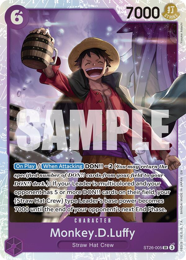 Monkey.D.Luffy (ST26-005) [Starter Deck: Purple/Black Monkey.D.Luffy] | Good Games Morley