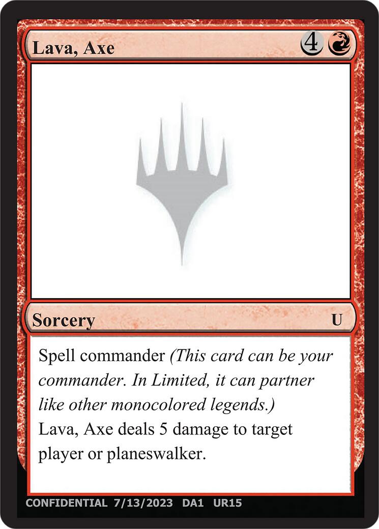Lava, Axe [Mystery Booster] | Good Games Morley