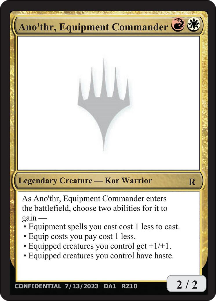 Ano'thr, Equipment Commander [Mystery Booster] | Good Games Morley