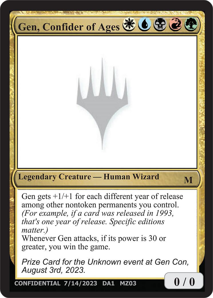 Gen, Confider of Ages [Mystery Booster] | Good Games Morley