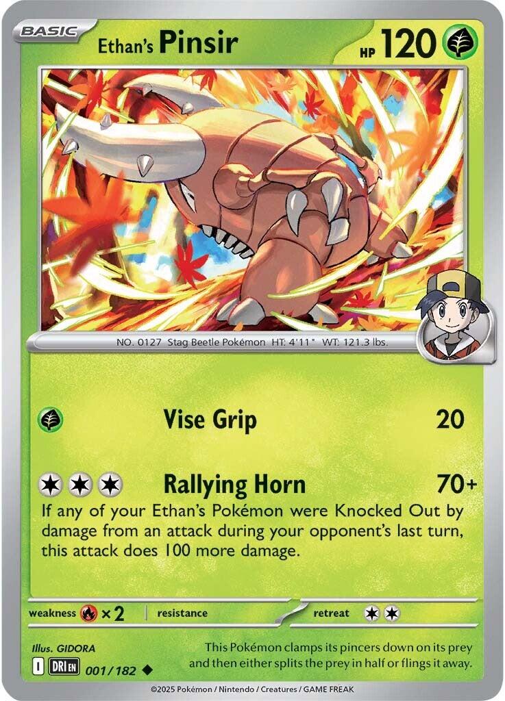 Ethan's Pinsir (001/182) [Scarlet & Violet: Destined Rivals] | Good Games Morley