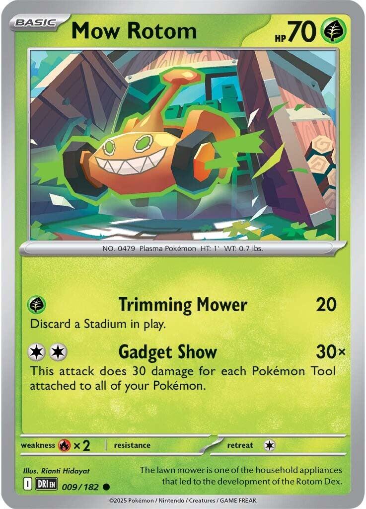 Mow Rotom (009/182) [Scarlet & Violet: Destined Rivals] | Good Games Morley