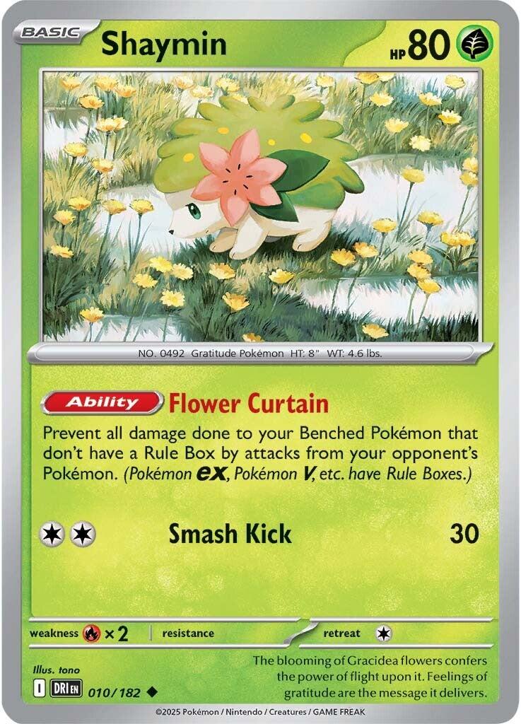 Shaymin (010/182) [Scarlet & Violet: Destined Rivals] | Good Games Morley