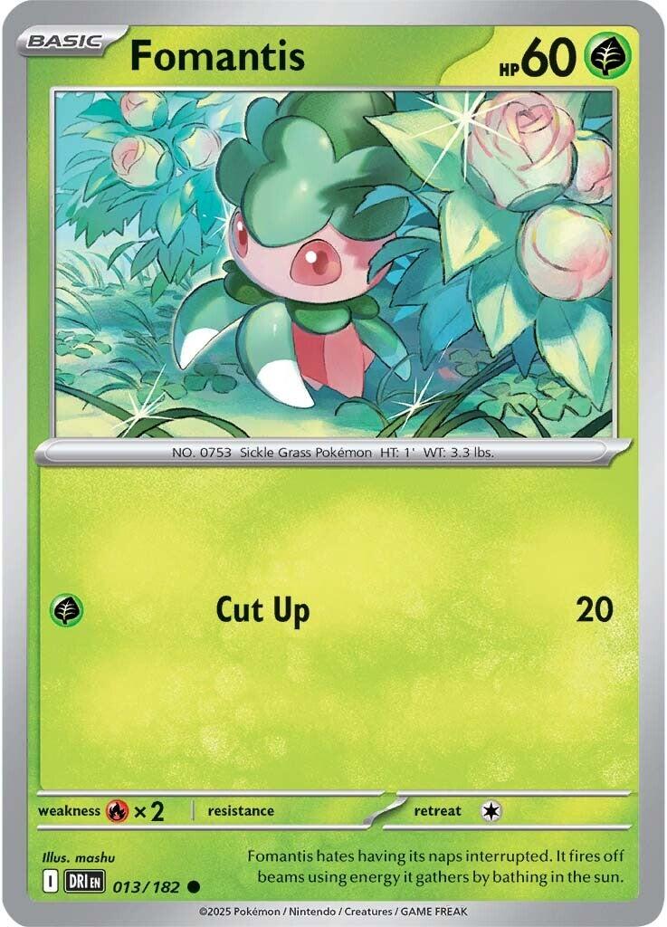 Fomantis (013/182) [Scarlet & Violet: Destined Rivals] | Good Games Morley