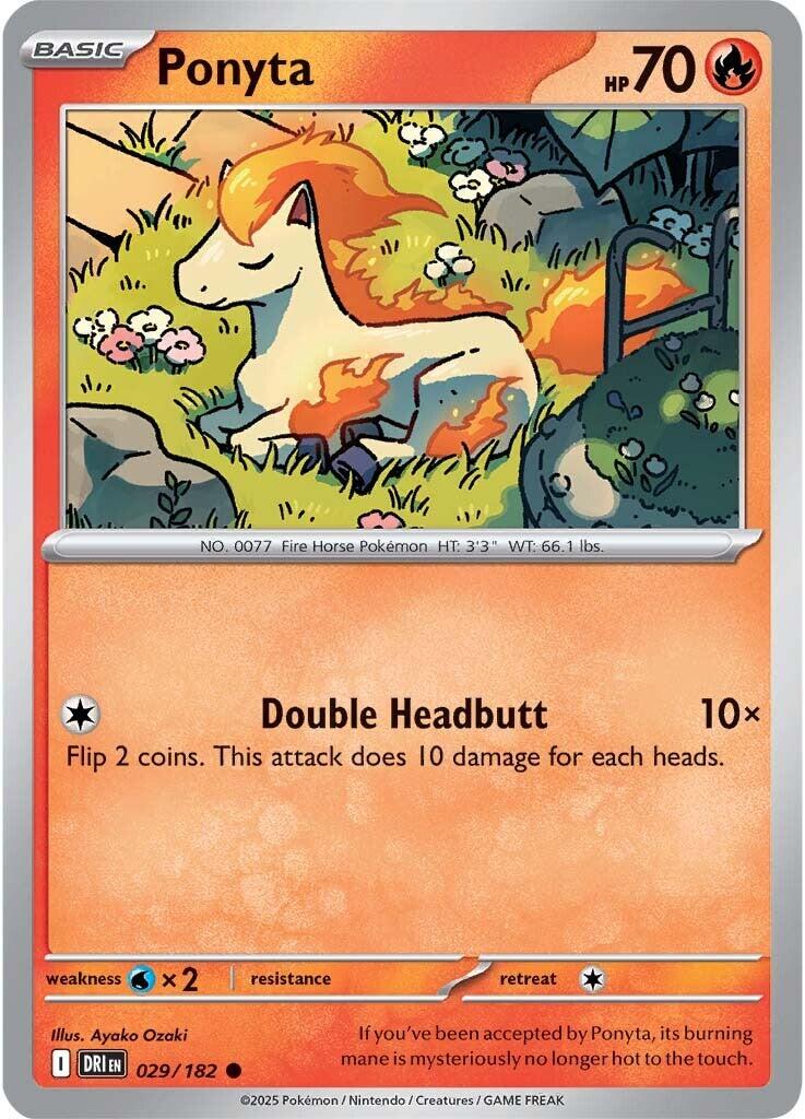 Ponyta (029/182) [Scarlet & Violet: Destined Rivals] | Good Games Morley