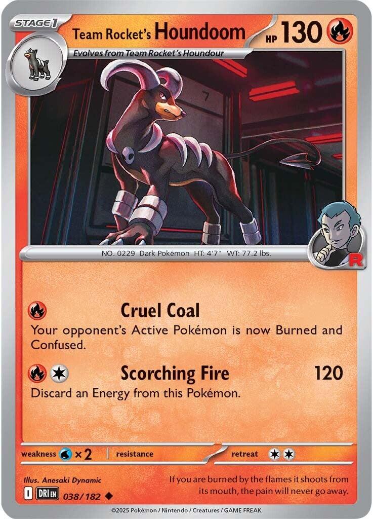 Team Rocket's Houndoom (038/182) [Scarlet & Violet: Destined Rivals] | Good Games Morley