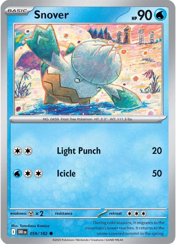 Snover (059/182) [Scarlet & Violet: Destined Rivals] | Good Games Morley