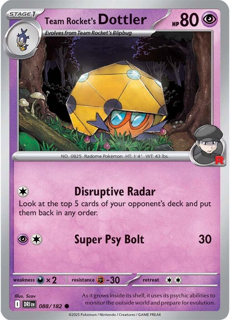 Team Rocket's Dottler (088/182) [Scarlet & Violet: Destined Rivals] | Good Games Morley