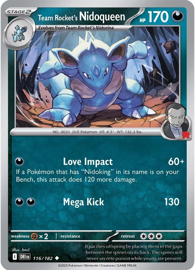 Team Rocket's Nidoqueen (116/182) [Scarlet & Violet: Destined Rivals] | Good Games Morley