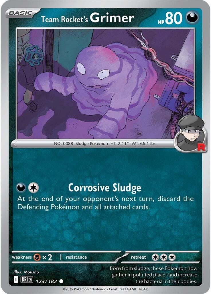 Team Rocket's Grimer (123/182) [Scarlet & Violet: Destined Rivals] | Good Games Morley