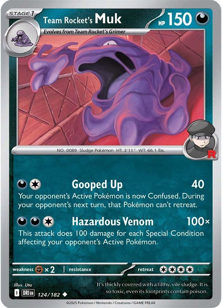 Team Rocket's Muk (124/182) [Scarlet & Violet: Destined Rivals] | Good Games Morley
