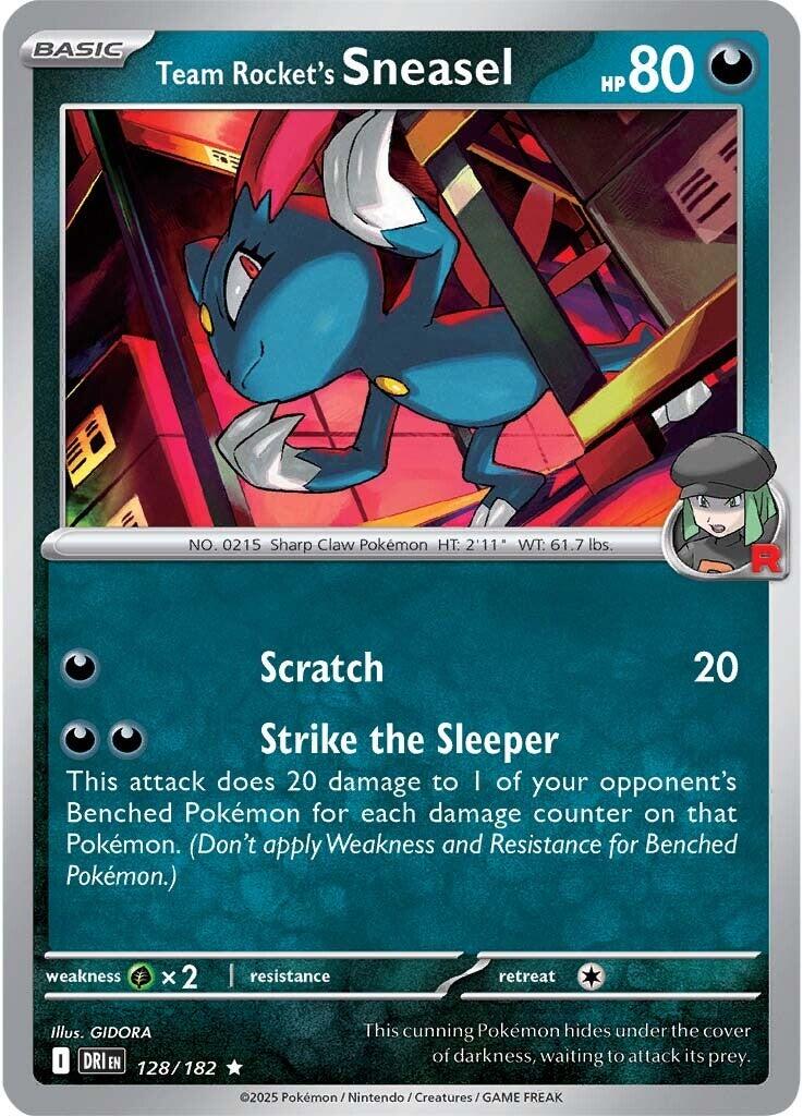 Team Rocket's Sneasel (128/182) [Scarlet & Violet: Destined Rivals] | Good Games Morley