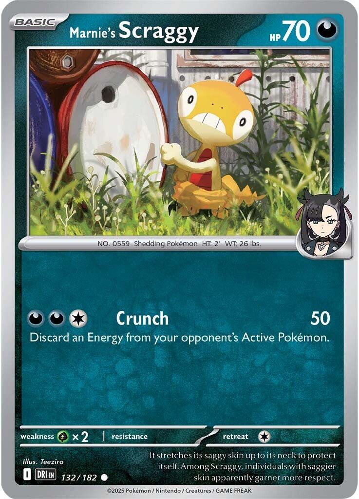 Marnie's Scraggy (132/182) [Scarlet & Violet: Destined Rivals] | Good Games Morley