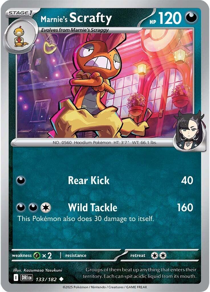 Marnie's Scrafty (133/182) [Scarlet & Violet: Destined Rivals] | Good Games Morley