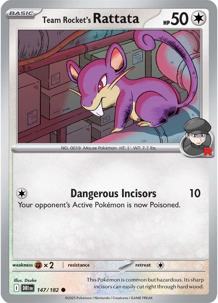 Team Rocket's Rattata (147/182) [Scarlet & Violet: Destined Rivals] | Good Games Morley