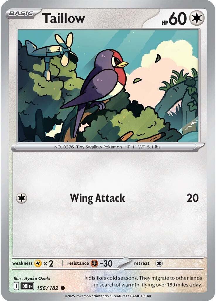 Taillow (156/182) [Scarlet & Violet: Destined Rivals] | Good Games Morley