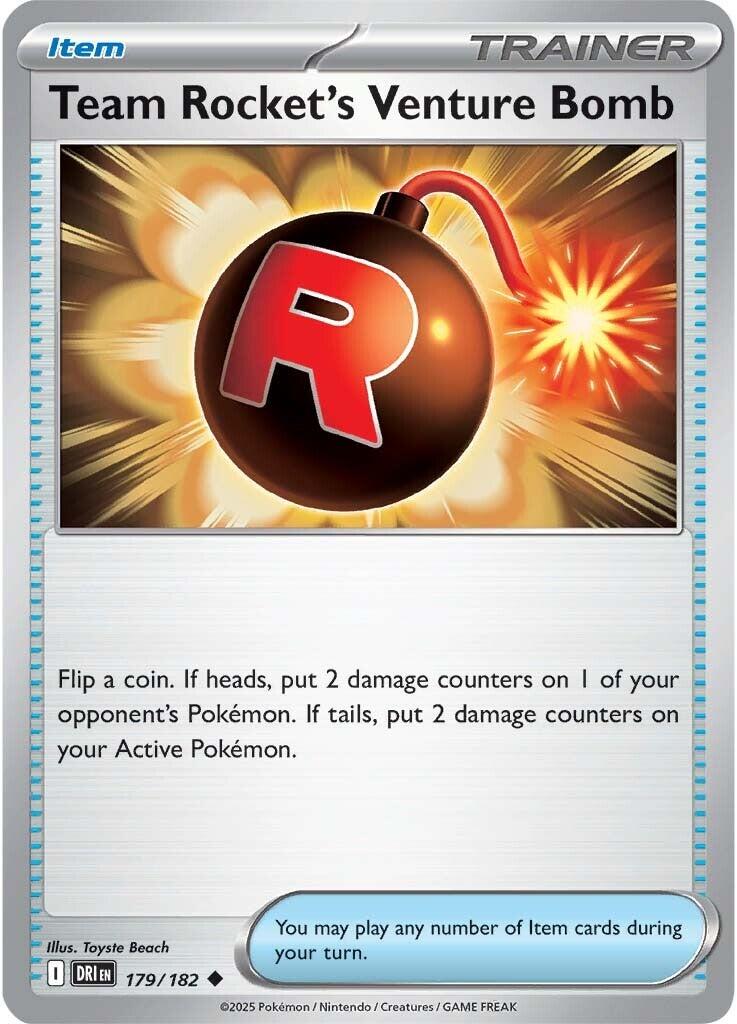 Team Rocket's Venture Bomb (179/182) [Scarlet & Violet: Destined Rivals] | Good Games Morley