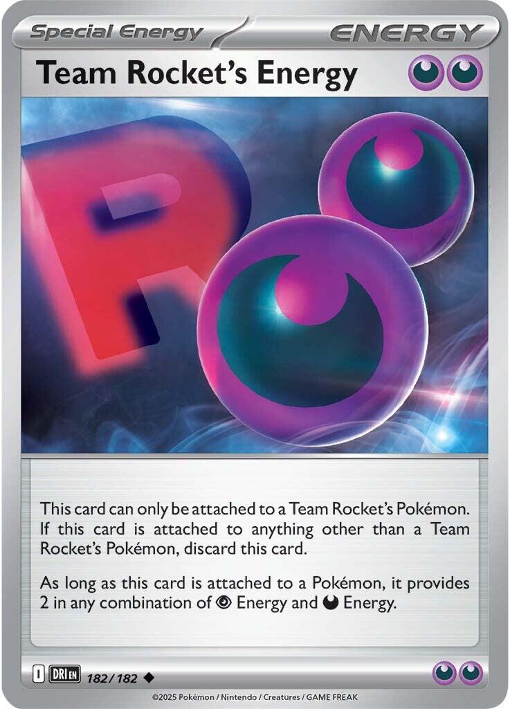 Team Rocket's Energy (182/182) [Scarlet & Violet: Destined Rivals] | Good Games Morley